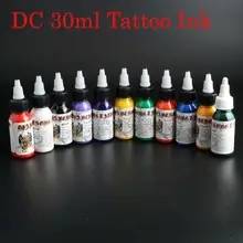 1 шт. Dianchong профессиональные чернила татуировки 30 мл/1 унции/30 г цвет пигмент татуировки 9 цветов на выбор