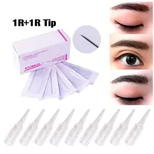 1r+ 1r/3r+ 3r/5r+ 5r иголки колпачки для перманентного макияжа традиционные иглы для тату для бровей и губ принадлежности для татуировки