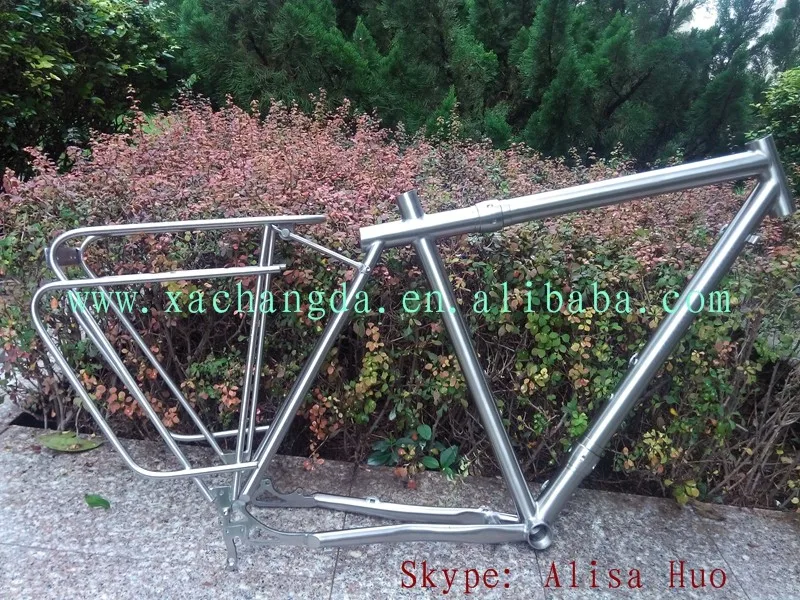 Sale titanium touring bike frame with S&S coupler titanium 700C bike frame with S&S coupler 10
