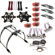 RC DIY Kit Drone MultiCopter 6 оси самолета комплект F550 hexa-ротор GPS apm2.8 полета Управление 30A ESC 920kv