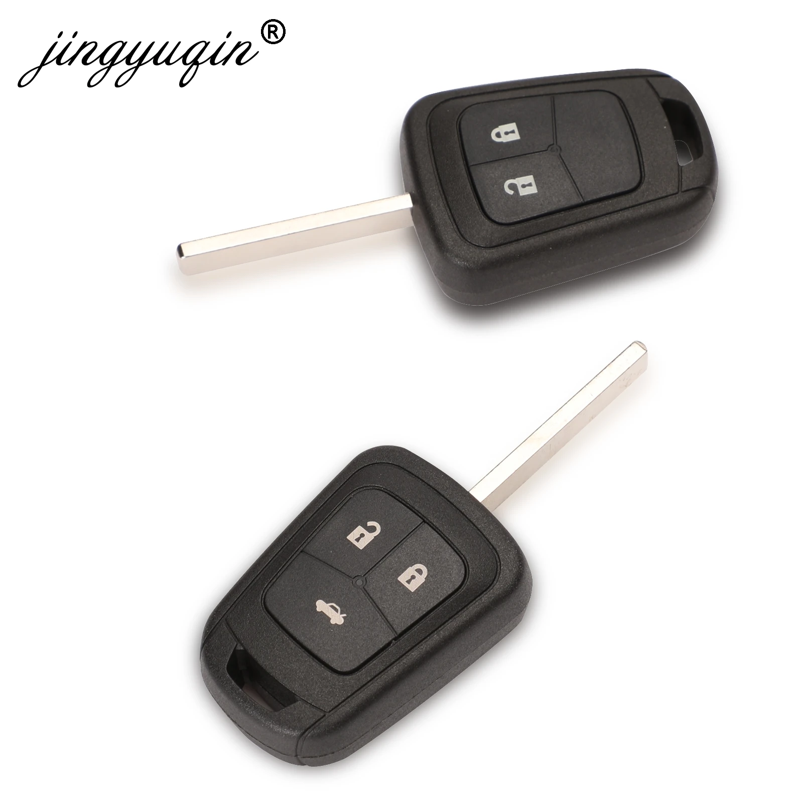 jingyuqin Remote Key Shell for Chevrolet Camaro Sonic Cruze Malibu Volt ...