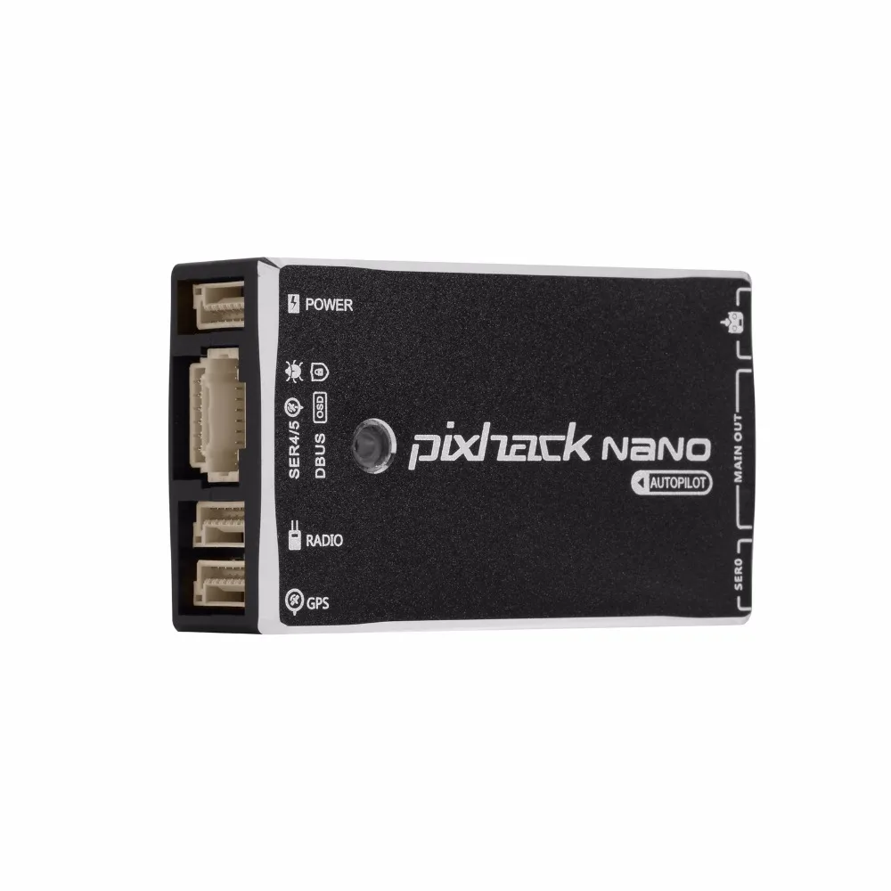 CUAV Pixhack NANO Контроллер полета+ M8N gps с держателем встроенный барометр для компаса совместимый Ardupilot PX4