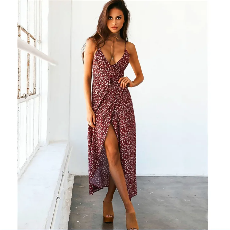floral sexy dress