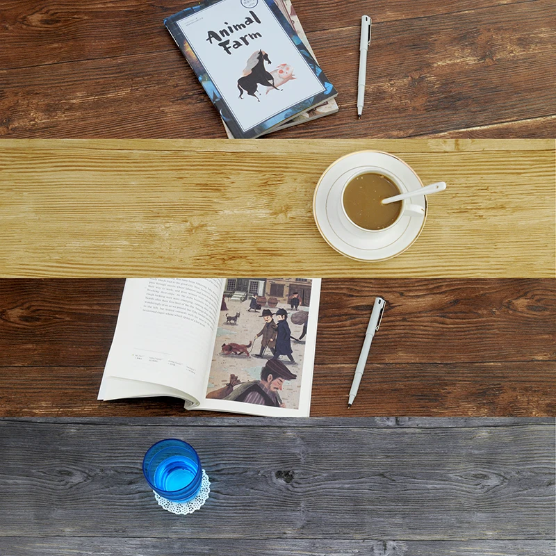 

Simulated Wood Paper Photography Background Props Photo Studio Available for Tablecloth Gift Flowers Food Fruit Mini Commodity