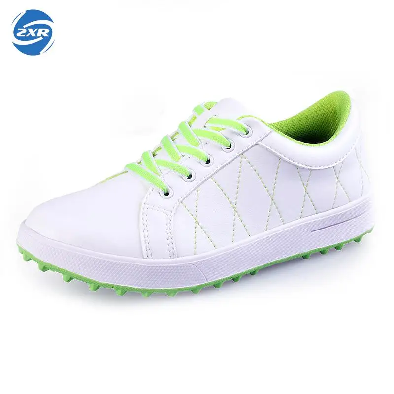 

Zuoxiangru Spring New Women Golf Shoes Soft Simple Brand Sneakers Breathable Waterproof Lace Up Sport Golf Shoes For Woman