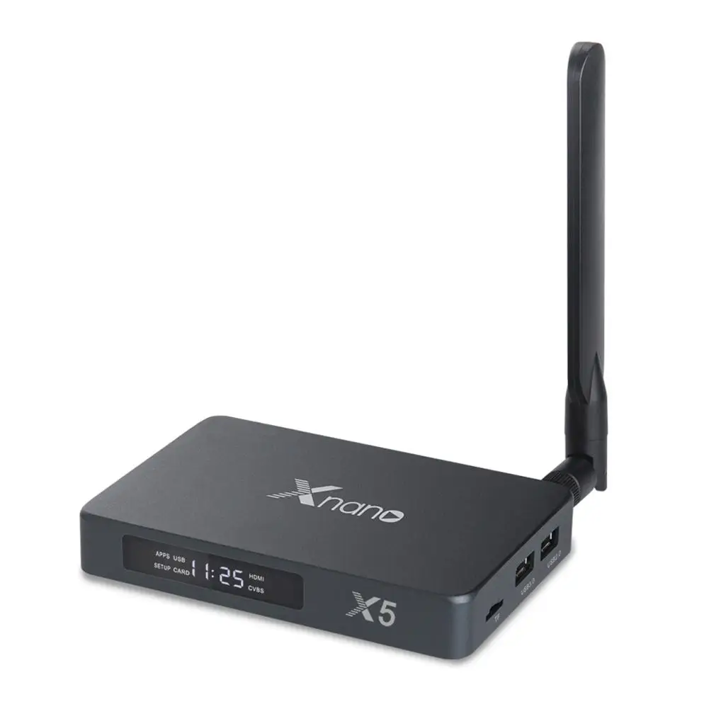 

X5 RTK1295 2G + 16G Smart TV Box 2.4G/5.8G WiFi Bluetooth 4K x 2K with Antenna 2018NEW