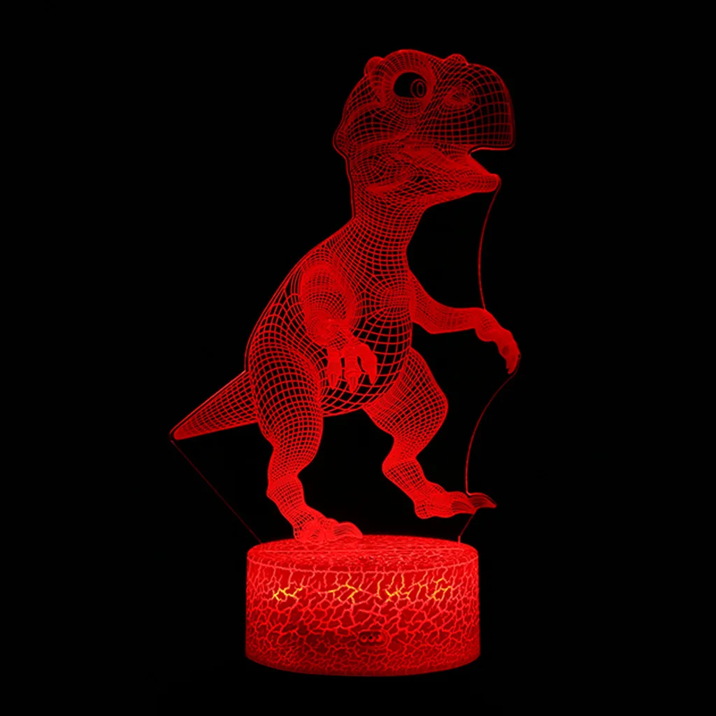 

NEWKBO Dinosaur Children LED Night Light 3D Night Lamp LED with 7 Colors Changing Lighting Decoration Kids Room
