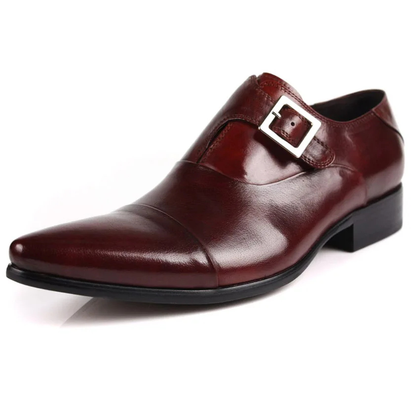 Buy 2017 cowhide men's classic fashion dress genuine