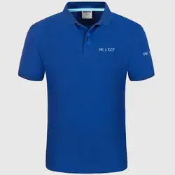 Летняя рубашка поло RF roger federer логотип бренда Мужская мода хлопок короткий рукав рубашки поло одноцветное Джерси футболки