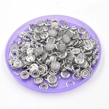 

50 sets/lot pearl Snaps Rivets Tool Ipomoea buckle Eyelets EU environmental buttons install machine Non-toxic copper material