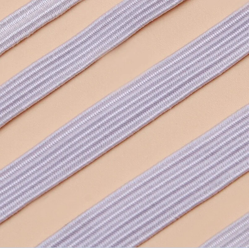 

4mm wide (6 cord) White Elastic Haberdashery - per 10 metres AA7628