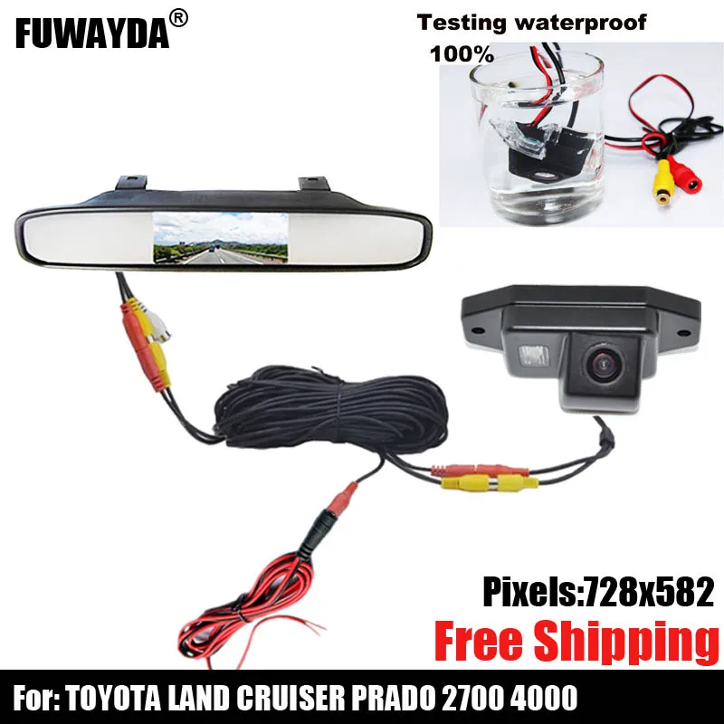 

free shipping!!! SONY CCD Special Car Rear View reverse backup Camera for TOYOTA LAND CRUISER PRADO 2700 4000