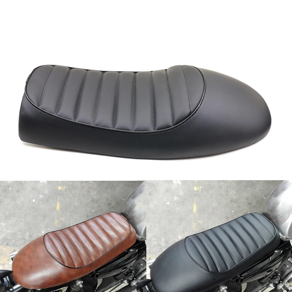Motorcycle Seat For Cafe Racer Retro Hump Custom Vintage Saddle For