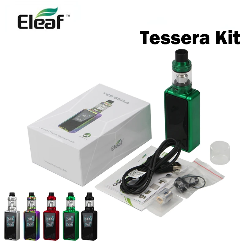 Испаритель Eleaf Tessera 150 Вт с аккумулятором 3400 мА/ч и емкостью 4 мл электронная