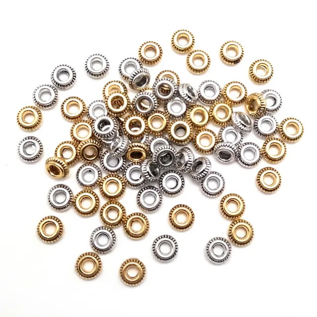 50 sztuk 7x3mm złoto srebro kolor stopu cynku koraliki okrągłe koraliki dystansowe luzem koraliki do tworzenia biżuterii DIY bransoletka naszyjnik tanie i dobre opinie Ze stopu cynku Metal Zinc Alloy zawieszki Okrągły kształt moda metal beads 3 5mm 50 sztuk 7x3mm złoto srebro kolor stopu cynku koraliki okrągłe koraliki dystansowe luzem koraliki do tworzenia biżuterii DIY bransoletka naszyjnik tanie i dobre opinie Ze stopu cynku Metal Zinc Alloy zawieszki Okrągły kształt moda metal beads 3 5mm