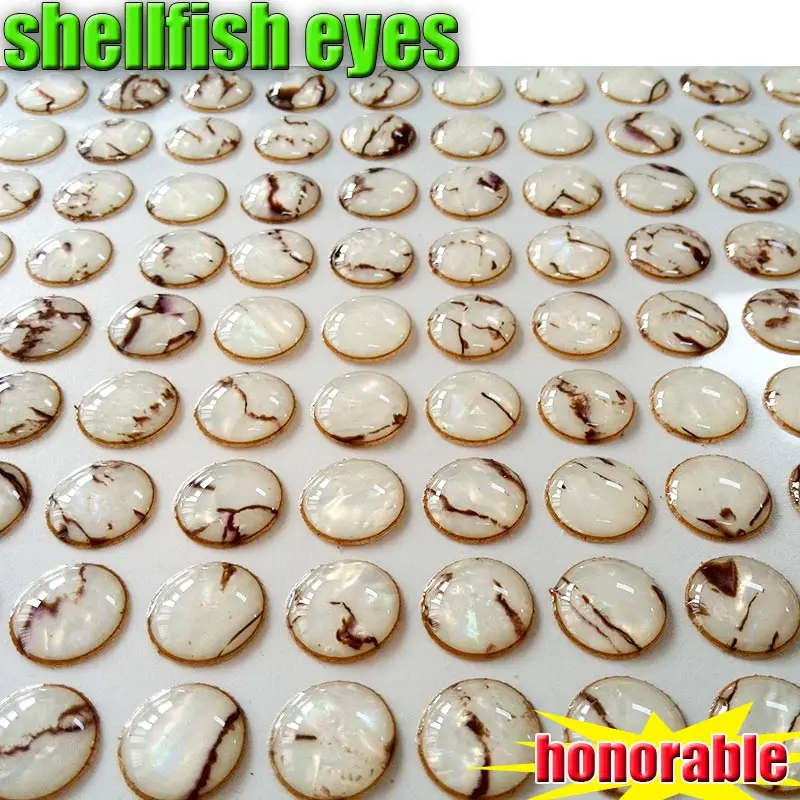 

NEW product shellfish lure eyes fishing eyes well done! 4MM-5MM-6MM-8MM number:300pcs/lot size:DH-1