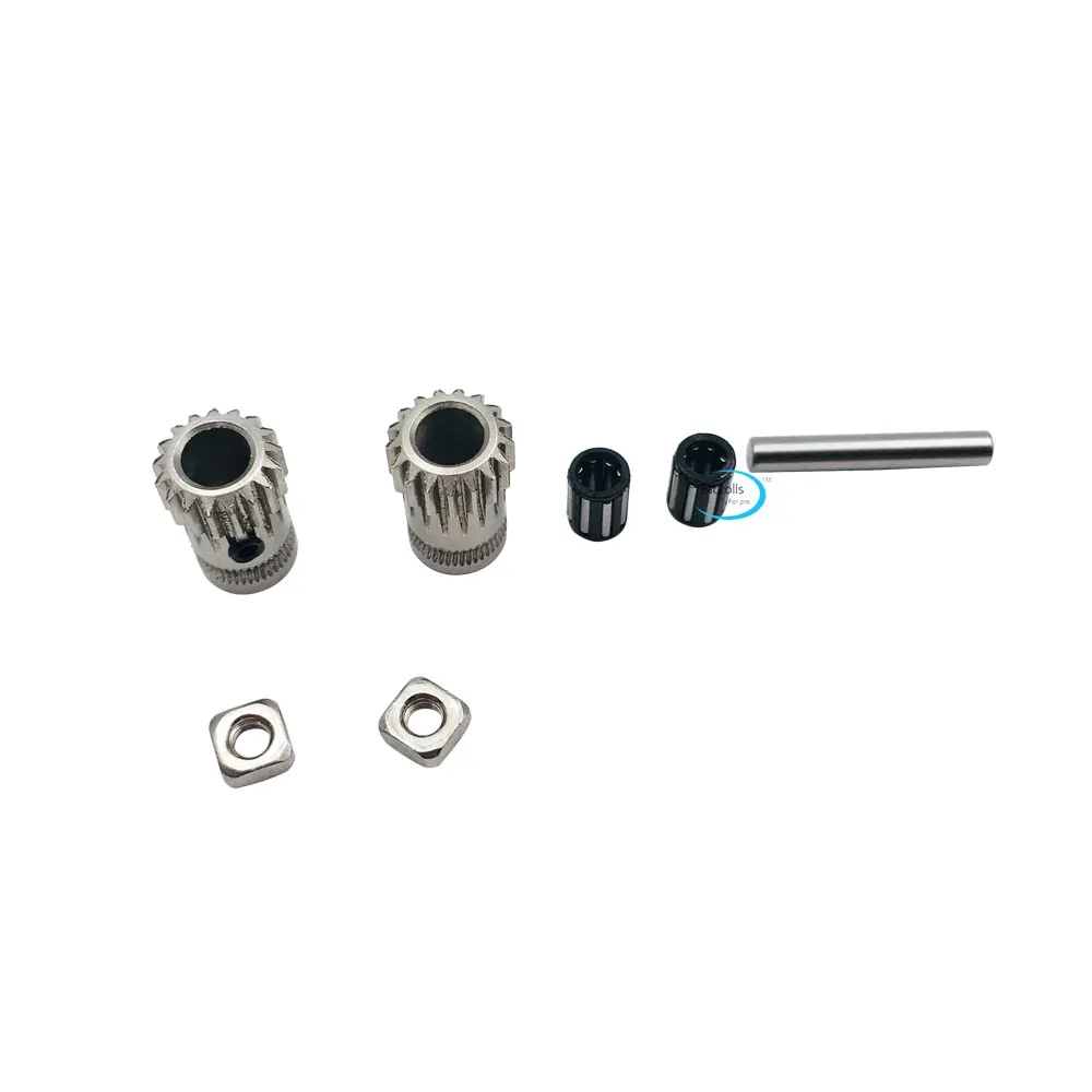 

free shipping Prusa i3 mk2/mk3 3d printer cloned Btech dual gears kit prusa i3 pulley set 3d printer gears extrusion wheel kit