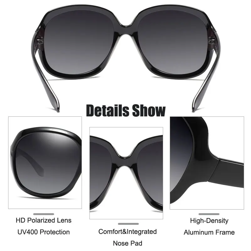 MYMARCH Luxury Brand Vintage Sunglasses Women Polarized Ladies Sun Glasses For Women Feminine Glasses For Driving UV400 2019