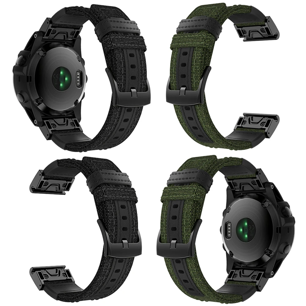26 мм холщовый ремешок для наручных часов Garmin Fenix 5X/5X Plus/Fenix 3/3 HR холщовый ремешок для наручных часов