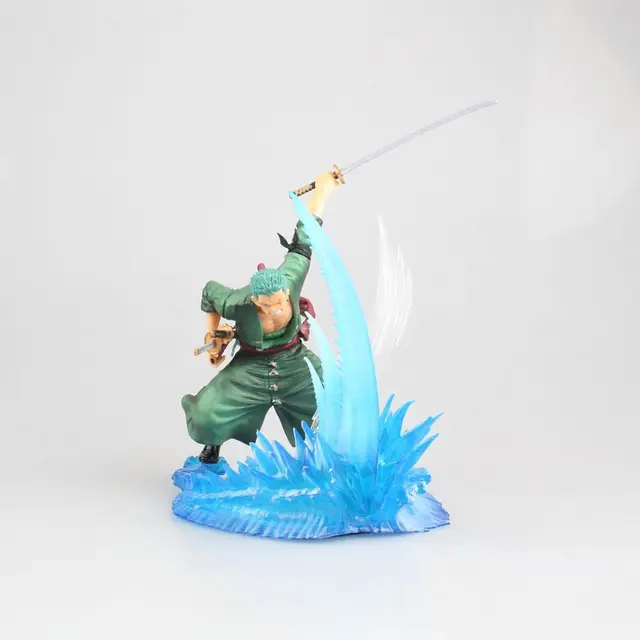 Cheap 17cm Japanese anime figure one piece Roronoa Zoro fighting action figure collectible model toys for boys