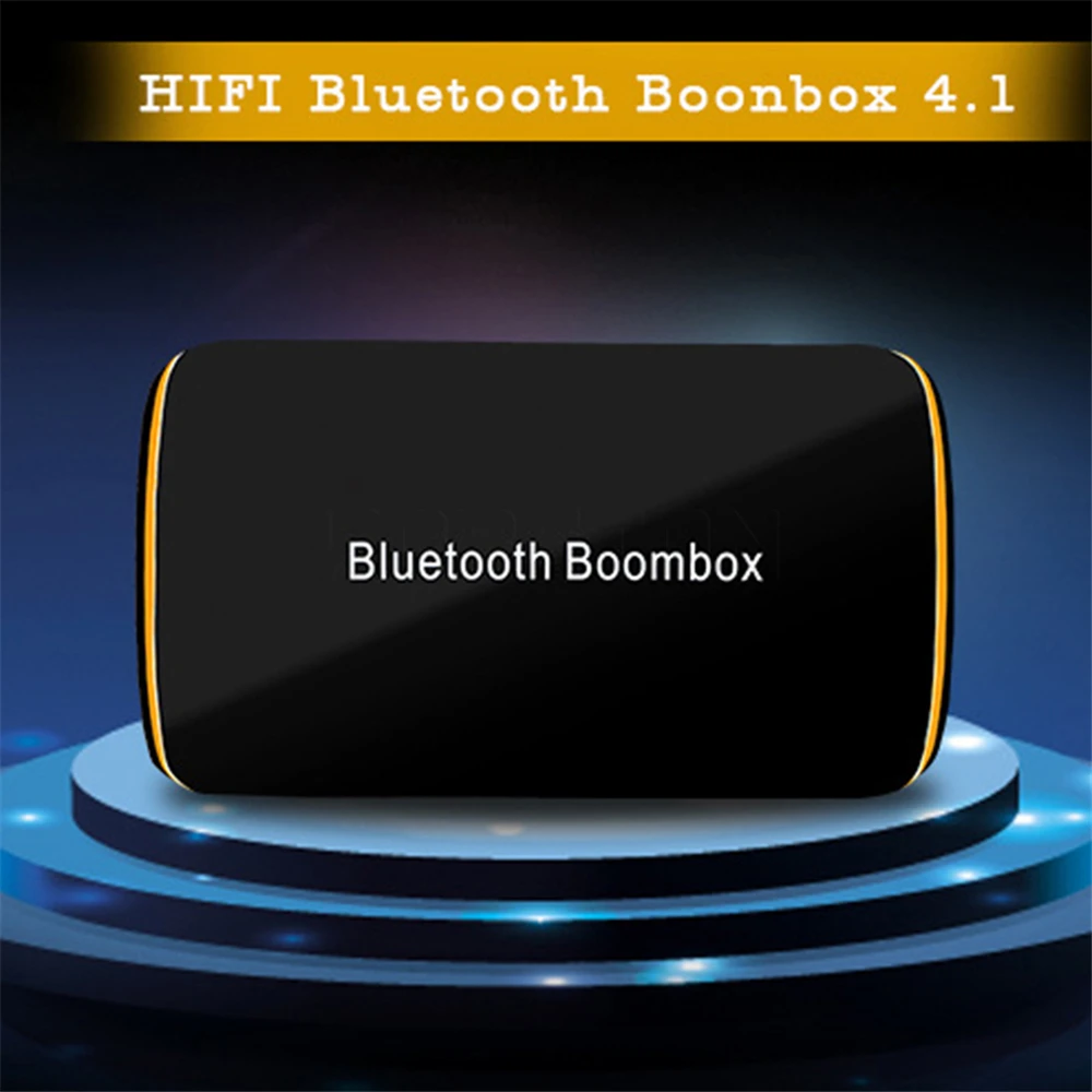 Портативный HIFI Bluetooth 4,1 Boombox беспроводной стерео аудиоприемник Универсальный мини RCA 3,5 мм AUX адаптер для автомобиля домашний динамик