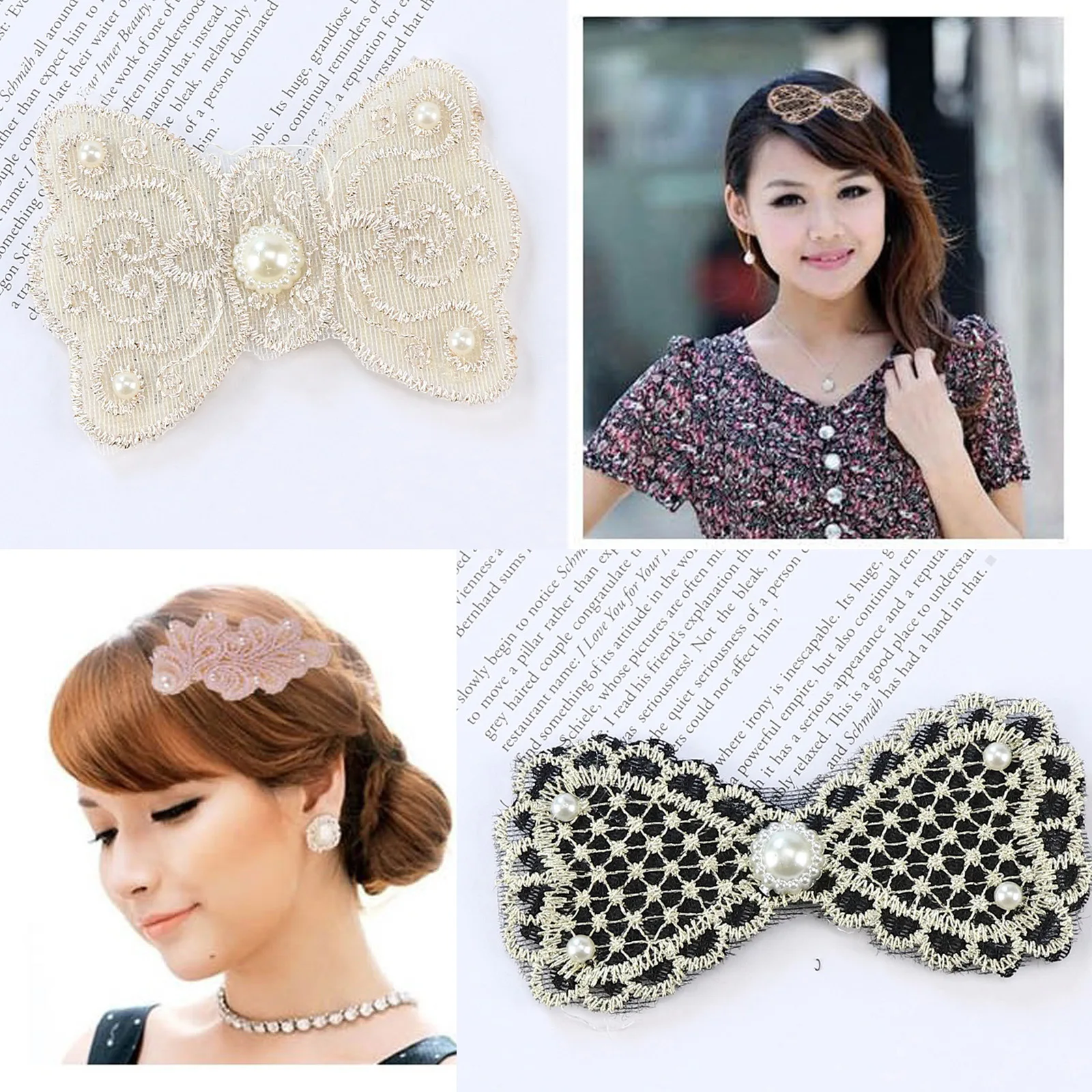 Buy Women Hair Accessories Quick Hair Decor Adhesive