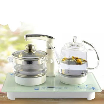 

Electric kettle Smart glass electric raising pot flower teapot automatic upper water set Safety Auto-Off Function