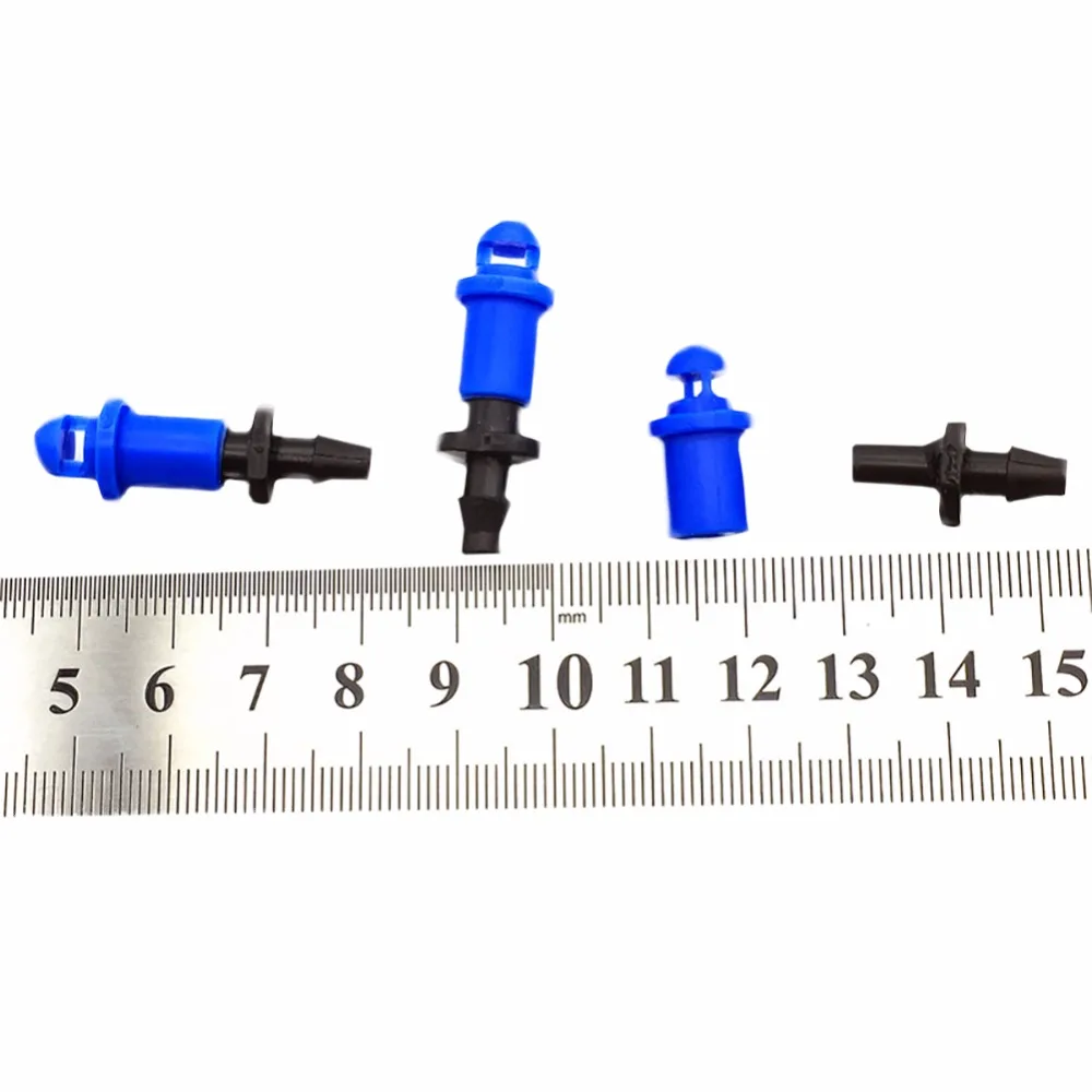 1000 шт. 360 градусов преломления микро-распылитель с 4 мм колючими соединителями сельского хозяйства садовые аксессуары для орошения полива