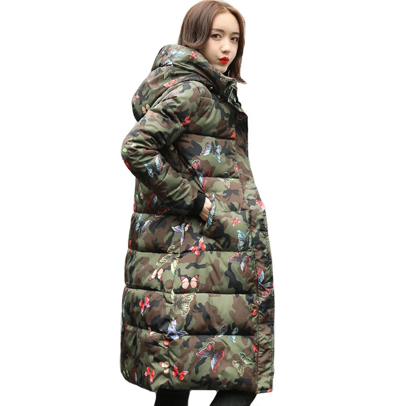 High Quality 2018 New Arrival Winter Jacket Women Hooded Cotton Padded Long Warm thicken Female Coats Parka Parkas Outwear