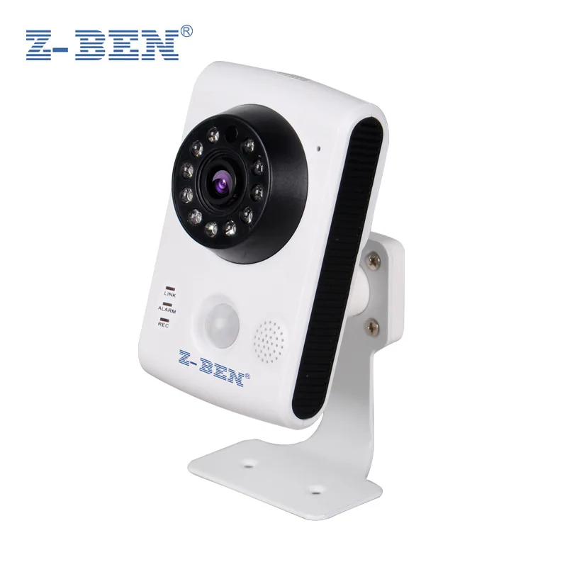 

Z-BEN HD Mini Wifi IP Camera IPBH02 Wireless 720P Smart P2P Baby Monitor Network Security Camera Smartphone Remote View Cam
