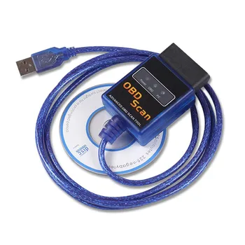 

Newly V2.1 Super mini USB elm327 OBDII code reader scanner ELM 327 OBD2 auto diagnostic tool free shipping