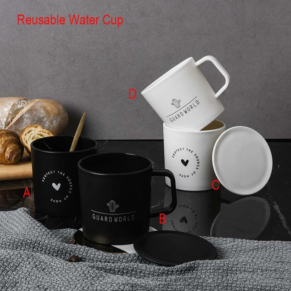 

Simple And Fashionable Water Cup Make tea Cup Milk Foamer Mugs Coffee Mugs Simple Cup With Lid No Strange Smell Easy To Clean