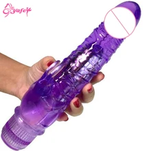 Multispeed Vibrator G spot ,Jelly Dildo Rabbit Vibrators Huge dildo Female Masturbation Erotic sex toys Adult sex toys for Women
