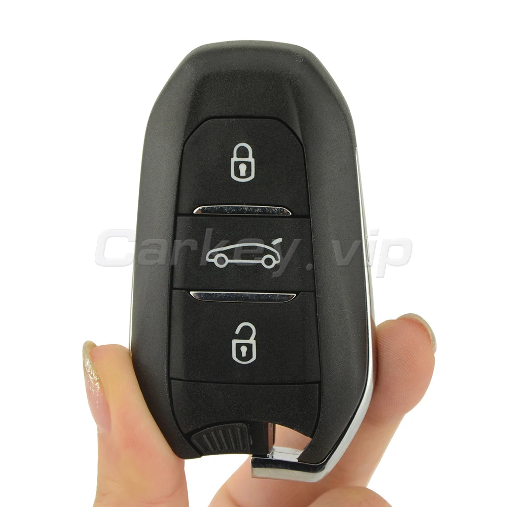 

Remotekey Original Smart key remote keyless entry 3 button 433.92 mhz ID46 - PCF7953 chip for Peugeot without emergency key