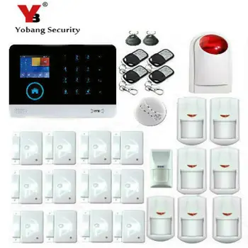 

YobangSecurity WIFI GSM Wireless Home Security Alarm System with Pet Friendly Immune Detector Wireless Siren Android IOS APP