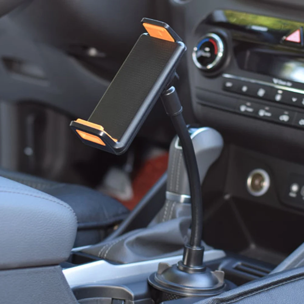 Универсальный 360 градусов вращения анти-скольжение автомобиля чашевидным креплением длинные руки зарядного устройства телефона держатель для мобильного телефона