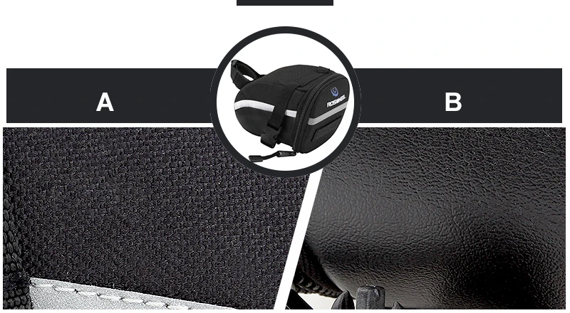 Discount ROSWHEEL 1.2L Portable Waterproof Bike Saddle Bag Cycling Seat Pouch Bicycle Tail bags Rear Pannier Cycling equipment 7