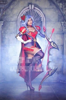 

LOL Ashe Valentine's Day Uniforms Cosplay Costume Free Shipping
