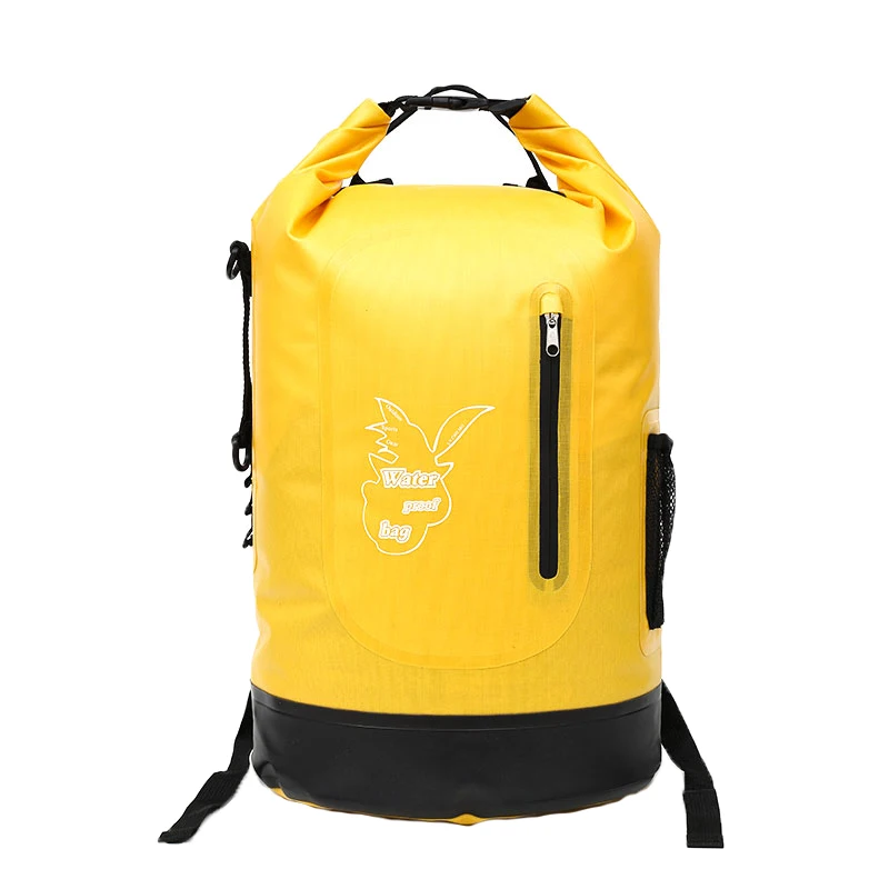 

Outdoor 30L Large Waterproof Dry Backpack Compression Storage Waterproof Bag Camping Drift Storage Adjustable Shoulder Strap Hoo