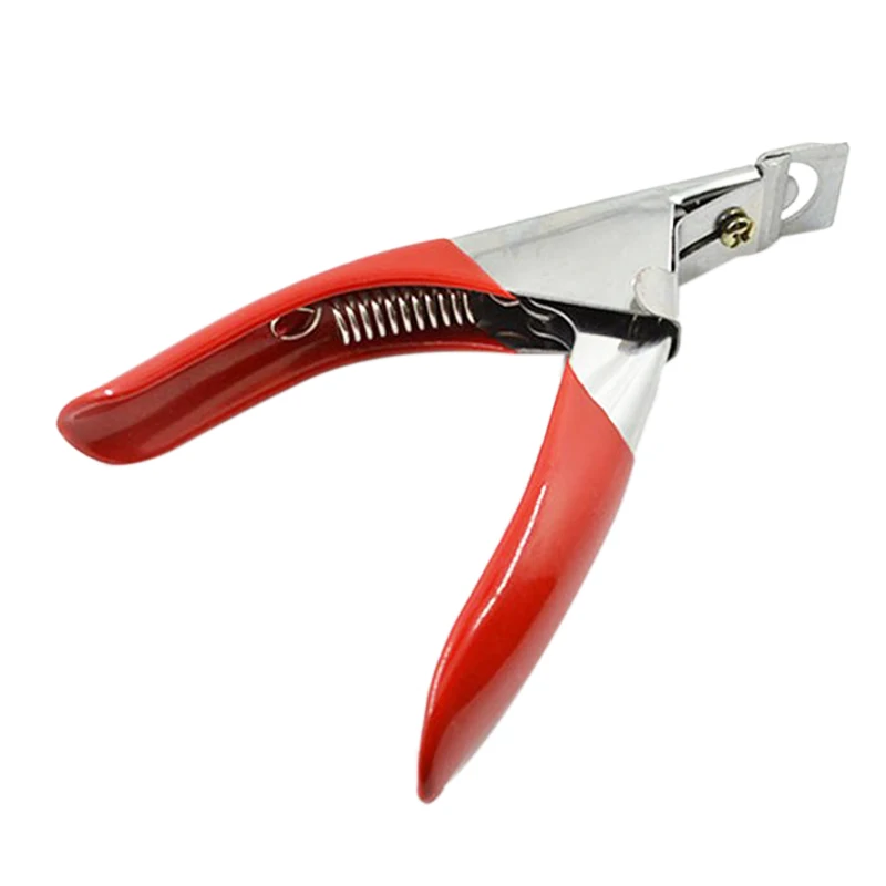 

NEW-Manicure Nail Scissors Cut French Word Fake Nail Scissors Cut Manicure Tool