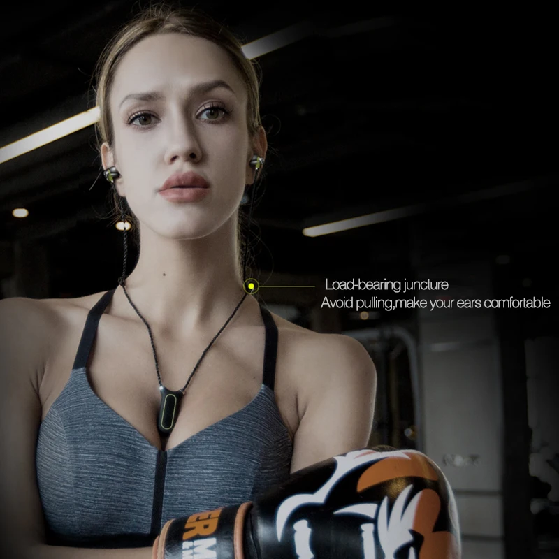 Да круто переносной Спорт Bluetooth 4 2 наушники IPX7 водонепроницаемый с smart APP шагомер