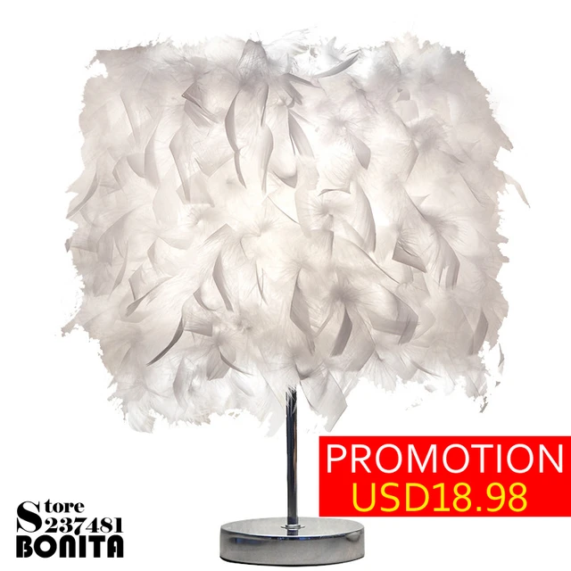 Small Table Lamp Bedroom Nightstand Lamp Korean Birthday Gift Girl Lovely Lighting Baby Night Light Feather Angel Desk Lamp Led Table Lamps Aliexpress