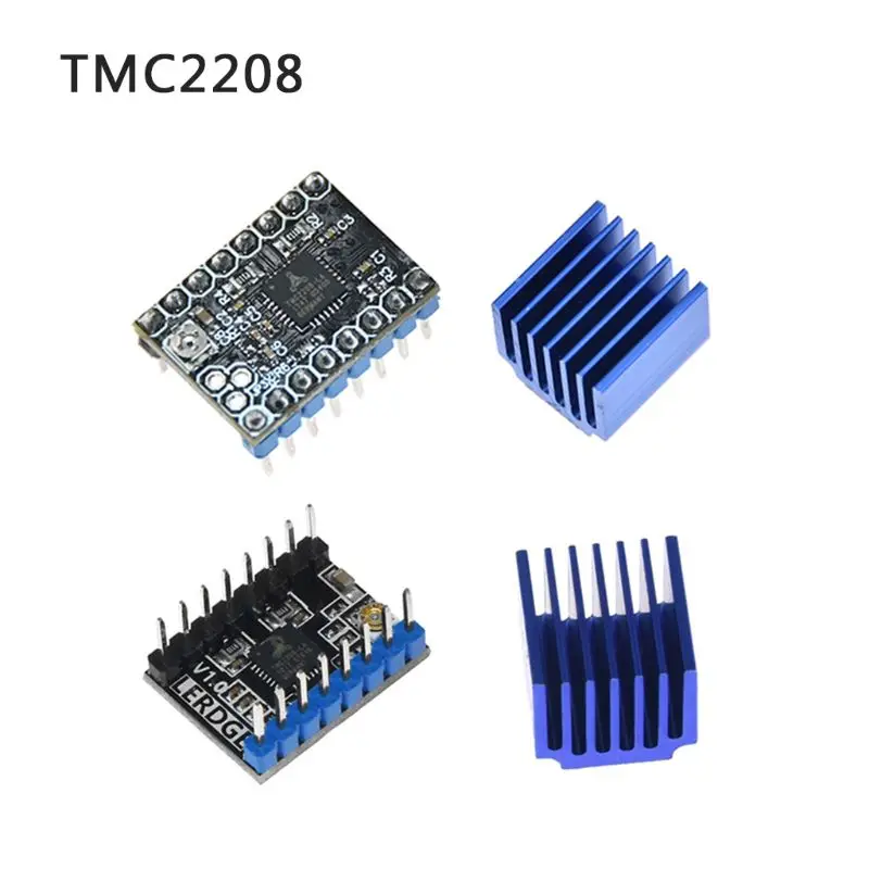 TMC2100 V1.3 TMC2130 TMC2208 шаговый двигатель StepStick бесшумный драйвер Отличная защита стабильности для 3D-принтера запчасти