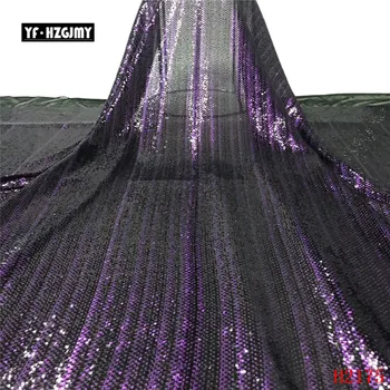 

YF HZGJMY African advanced Sequins Tulle laser Lace Fabric 2019 Latest French Lace Fabric High Quality Nigerian Embroidery A2175