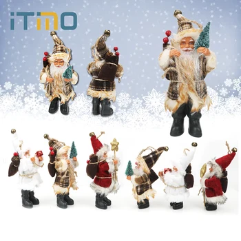 

Christmas Decorations Family Festival Doll Toy Christmas Tree Hanging Ornaments Happy New Year Xmas Gift Santa Claus Cute Doll