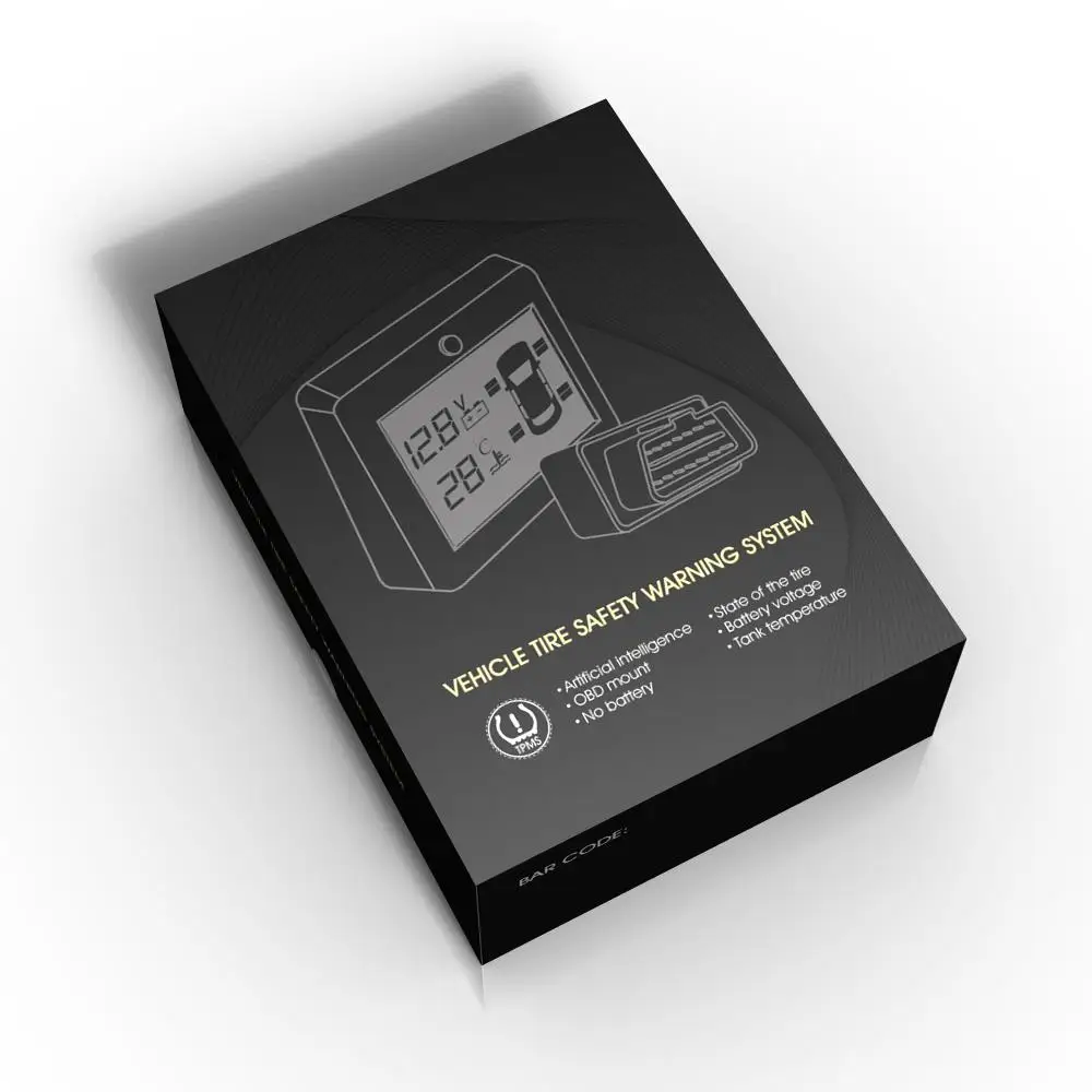 Carsanbo OBD vision система Предупреждение о безопасности автомобильных шин в режиме