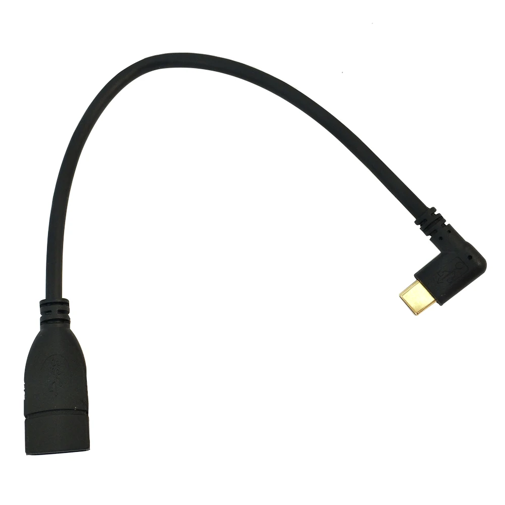 Danspeed USB 3.1 Тип c углом мужчин 3.0 Женский OTG данных адаптер Соединительный кабель|usb