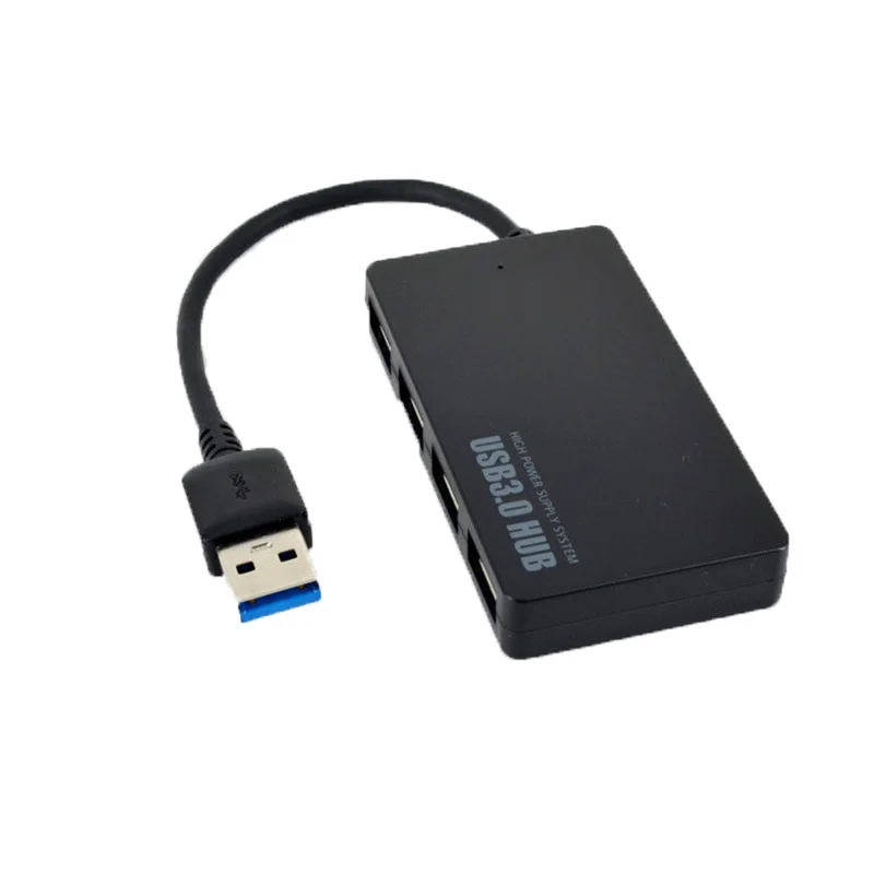 4 Порты и разъёмы USB 3,0 концентратор 5 Гбит/с супер Скорость USB разветвитель адаптер кабель синий светодиодный Для iMac Тетрадь ноутбук