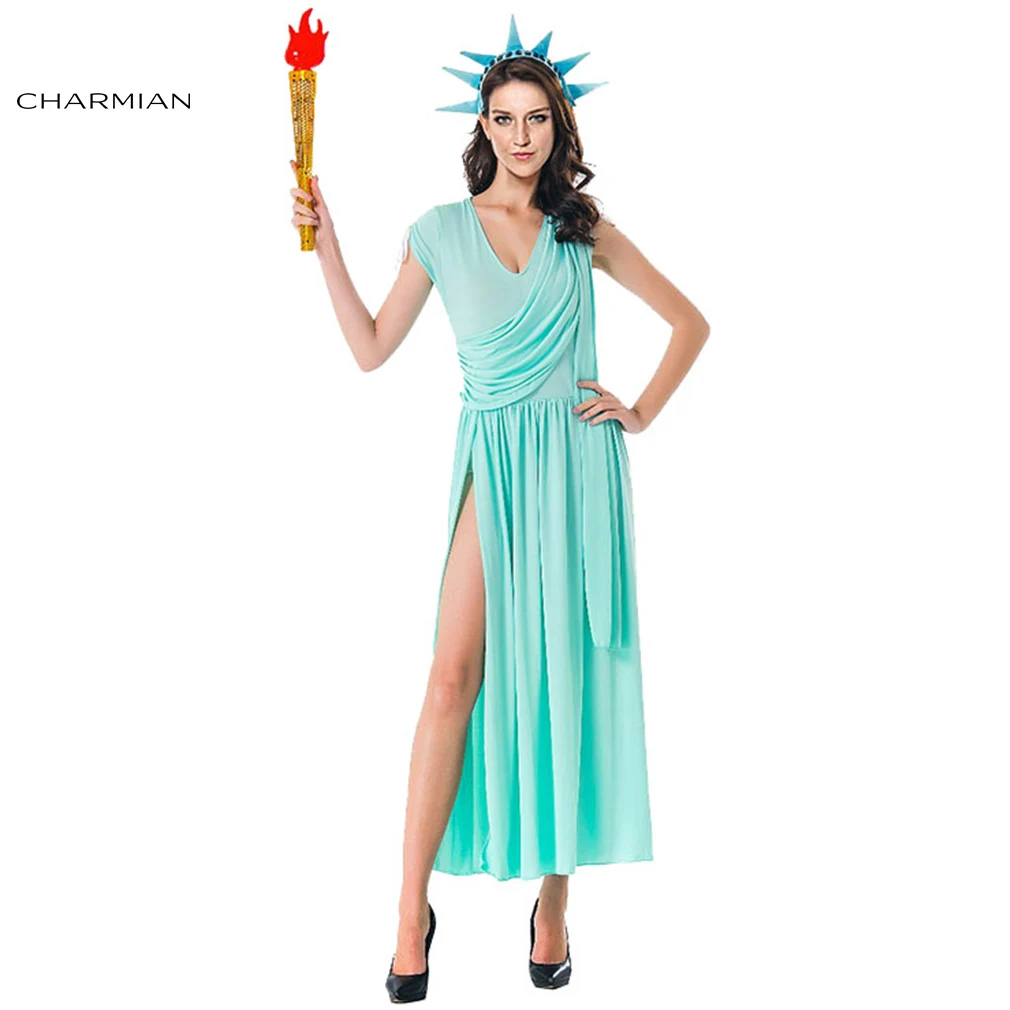 Buy Charmian Statue of Liberty Halloween Costume Sexy