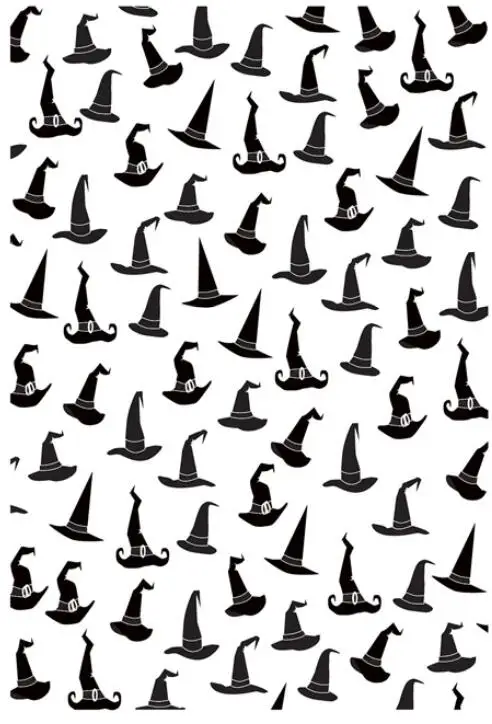 

Witch Hat Background Clear Silicone Stamp Seal for DIY scrapbooking photo album Decorative clear stamps A336